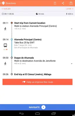 Moovit android App screenshot 3